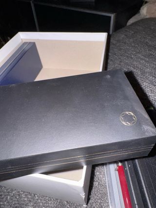 Bolígrafo Montblanc Azul Dorado