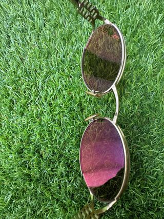 Gafas de sol Miu Miu doradas igual a nuevas!