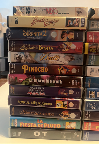 Colección lote de 48 películas VHS clásicas disney