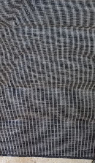 Alfombra Tejido Plano Gris Exterior