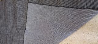 Alfombra Tejido Plano Gris Exterior