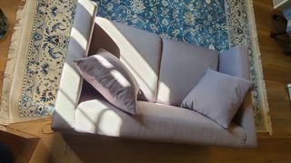 Divano 2 posti con cuscini e 2° rivestimento