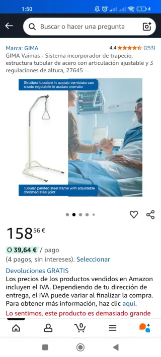 Incorporados de cama ajustable GIMA Vaimas