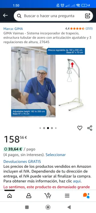 Incorporados de cama ajustable GIMA Vaimas