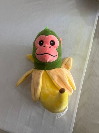 Peluche brainrot scimmia banana