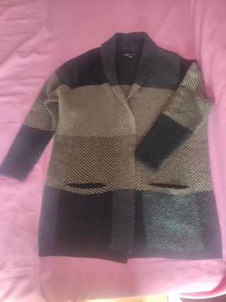Abrigo Mango Lana Mujer Talla Única