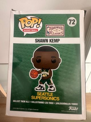 Funko Pop Seattle Supersonics Shawn Kemp 72