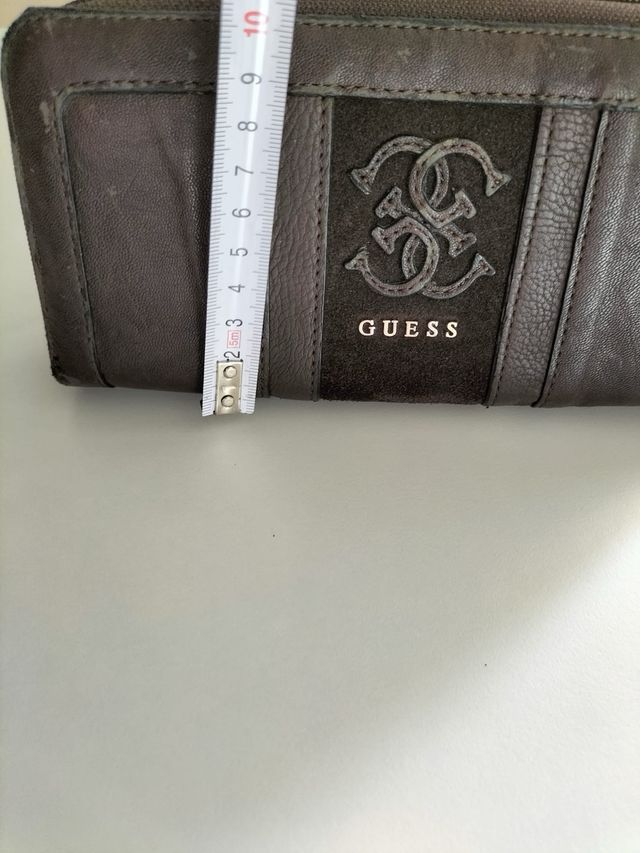 Portafogli Guess Pelle marrone scuro