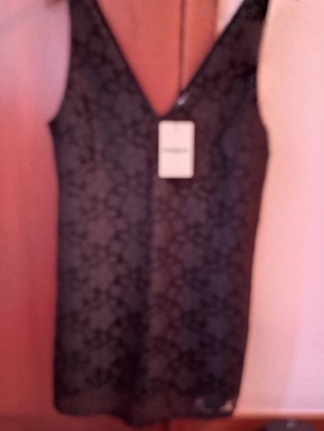 Vestido negro Desigual