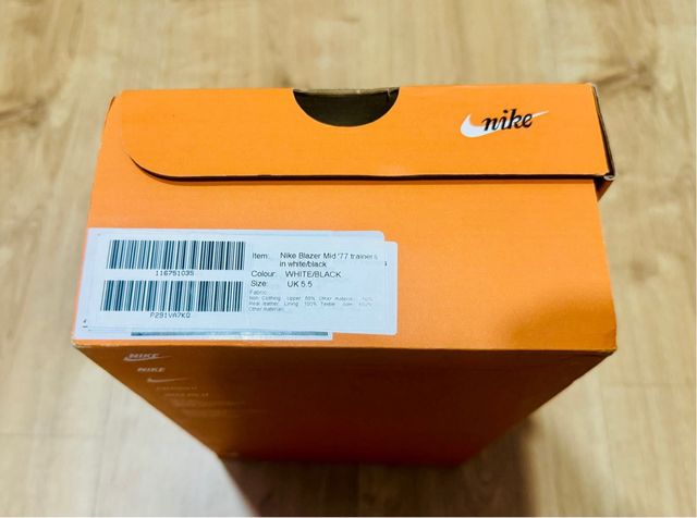 Nike Blazer Cuero Blancas Talla 38.5