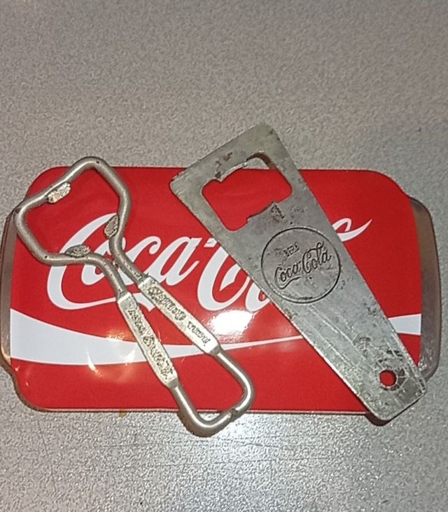 Coca-Cola 2 Abrebotellas Antiguos ( Vintage )