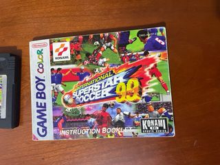 Juego Game Boy Color Superstar Soccer + Librillo