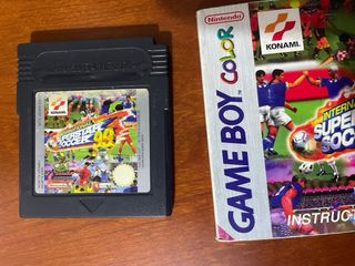 Juego Game Boy Color Superstar Soccer + Librillo