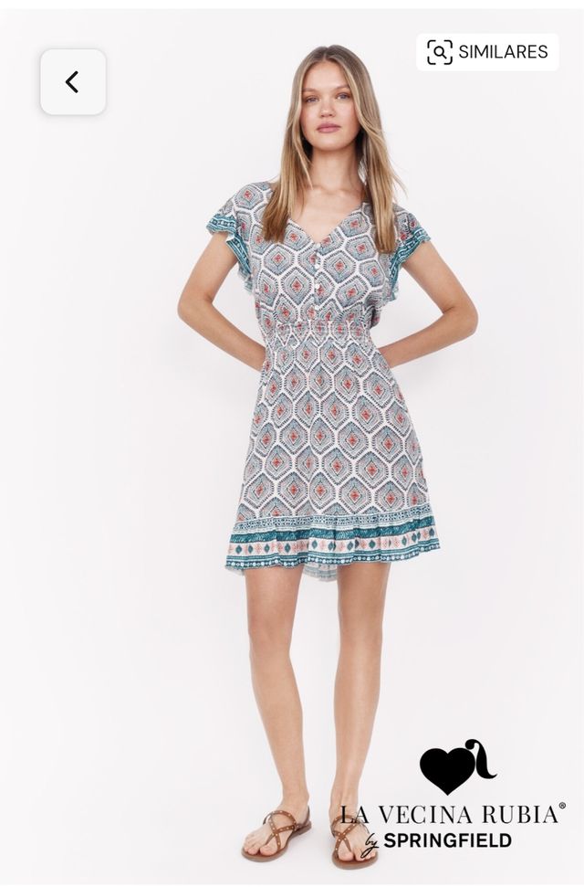 Vestido Springfield "La Vecina Rubia" talla 42