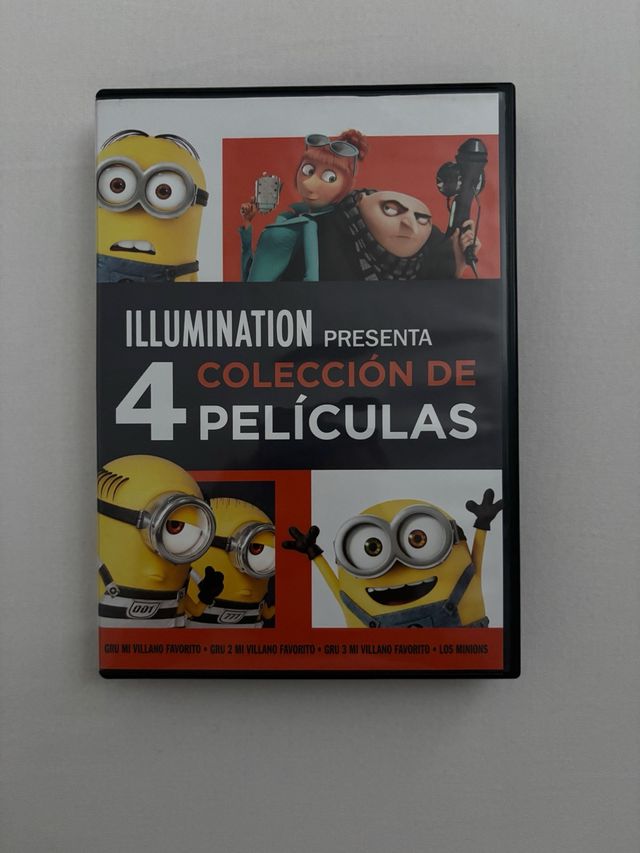 Pack 4 Películas DVD Minions Español