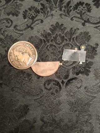 Moneta Accendino Napoleone III Vintage