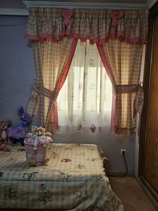 Lote textiles habitación infantil y cortinas