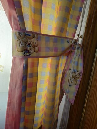 Lote textiles habitación infantil y cortinas