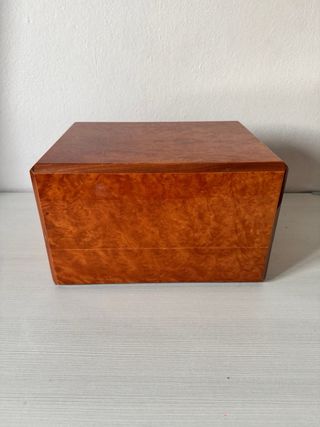 Custodia Baccarat in legno di radica