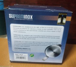 Jarra de Acero Inoxidable 1L Profesional