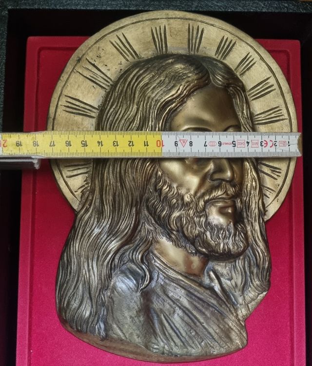 Busto di Cristo in Ottone/Bronzo/Ferro
