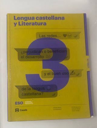 Lengua castellana y Literatura 3 ESO LOMLOE
