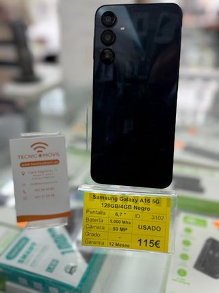 Samsung Galaxy A16 5G Negro 128GB/4GB