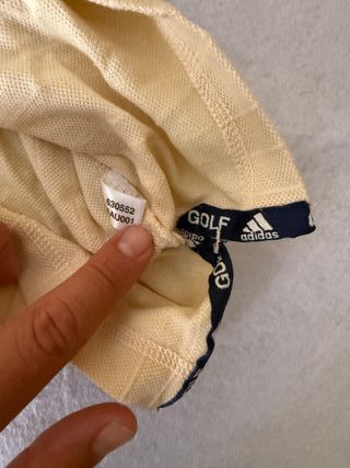 Polo Adidas Golf Uomo Beige Taglia M