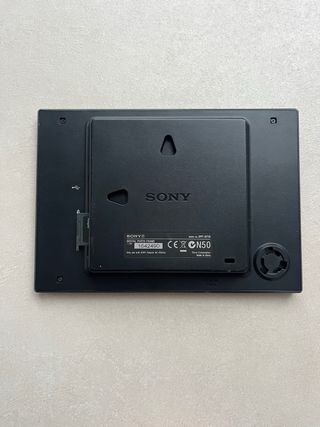 Marco de fotos digital negro