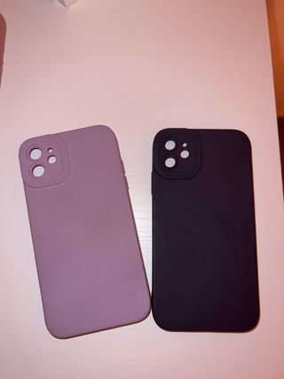Fundas iPhone 11 Morada oscura(casi negra) y Lila