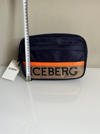 Marsupio Iceberg Blu/Beige