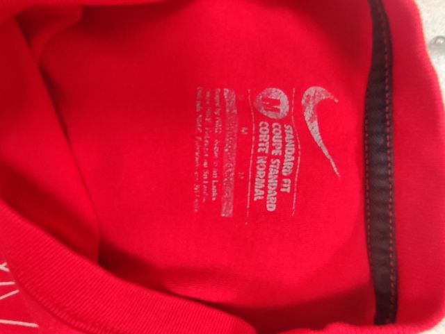 Camiseta Nike Hombre Roja