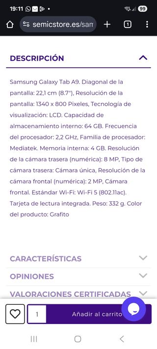 Samsung Galaxy Tab A9