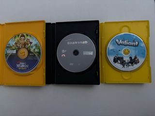 Lote 3 Películas DVD Animadas