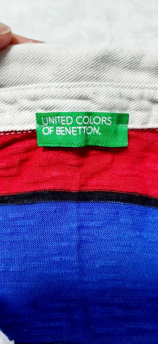 Polo Benetton rayas colores