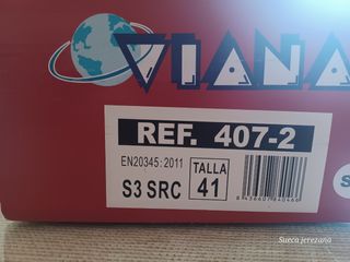 Zapatos de seguridad Viana S3 negros