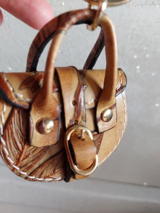 Portachiavi in pelle fiorentino