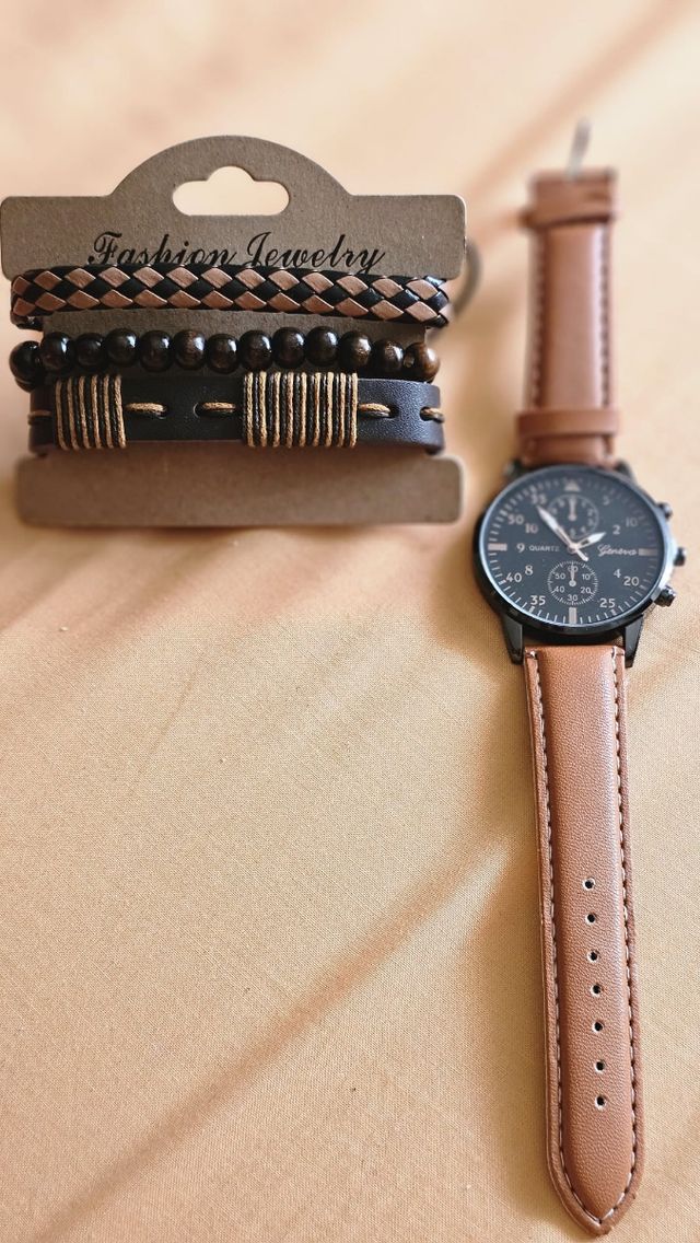 Reloj y pulsera hombre