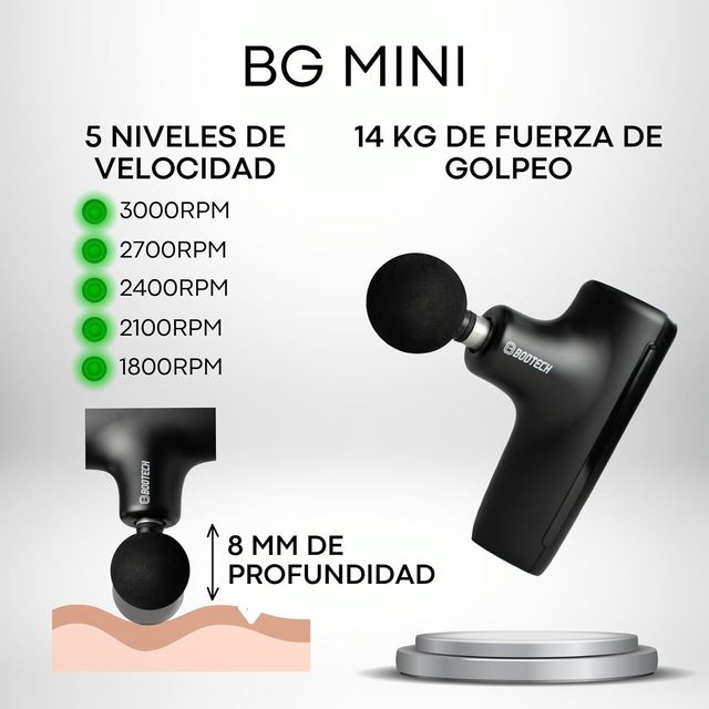 Pistola Masaje Muscular Bootec