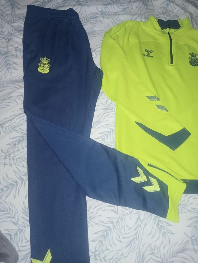 Chándal UD Las Palmas Hummel Amarillo/Azul de segunda mano por 50