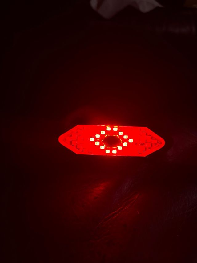 Luz trasera bicicleta con intermitente y mando