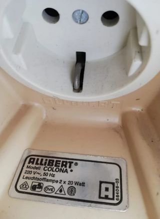 Specchio Allibert beige vintage