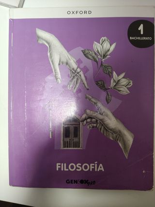Filosofía 1º Bachillerato. Libro del estudiante...