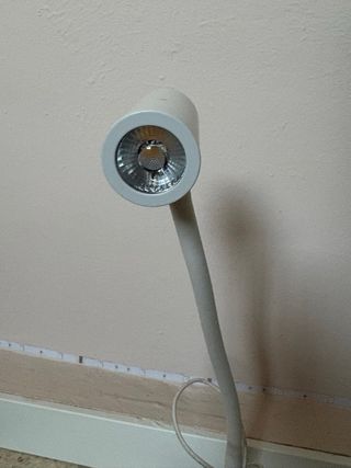 Lámpara Flexo Blanca Recargable USB