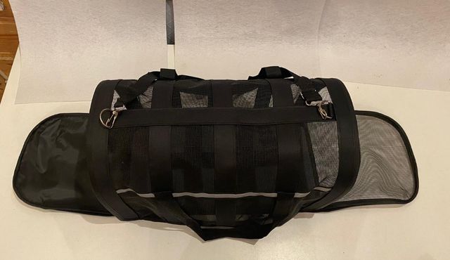 Transportín para mascotas negro