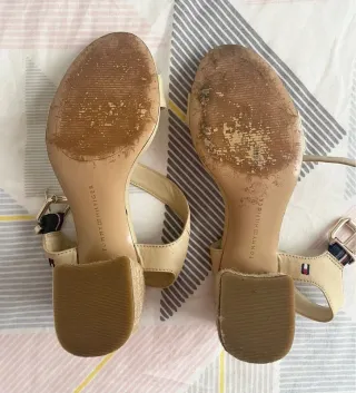 Sandali Tommy Hilfiger Beige Donna Tg 36