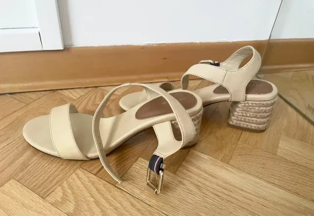 Sandali Tommy Hilfiger Beige Donna Tg 36