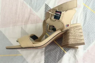 Sandali Tommy Hilfiger Beige Donna Tg 36
