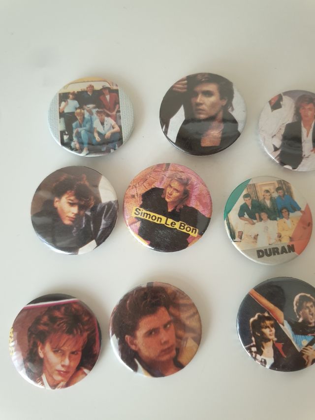 Lotto 15 spille Duran Duran vintage