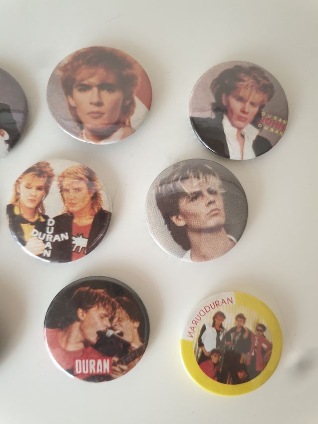 Lotto 15 spille Duran Duran vintage